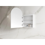 Archie Matte White Arch Led Mirror Shaving Cabinet 600*900